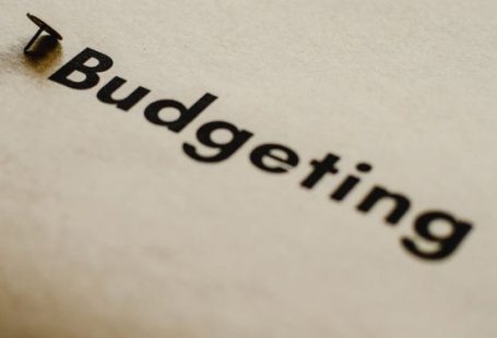 Budgeting - Black Text on Brown Paper
