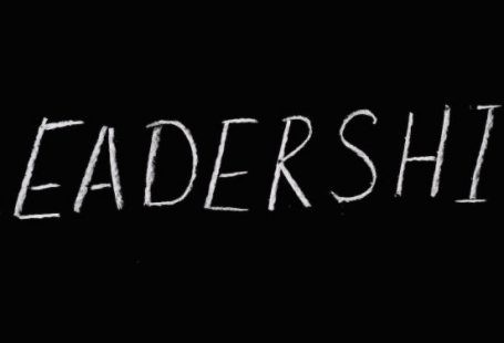 Leadership - Leadership Lettering Text on Black Background